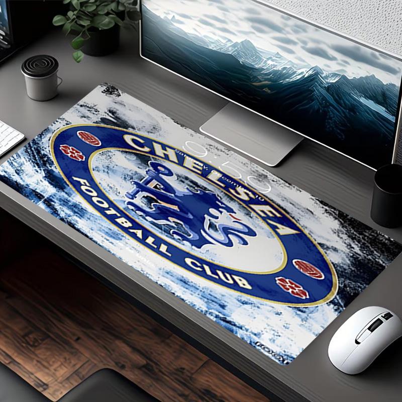 football club F.C Print Mouse Pad, for Keyboard Pad Laptop PC Mat for Office Home Use, Desk Decor, Perfect Birthday Gift for Gamers