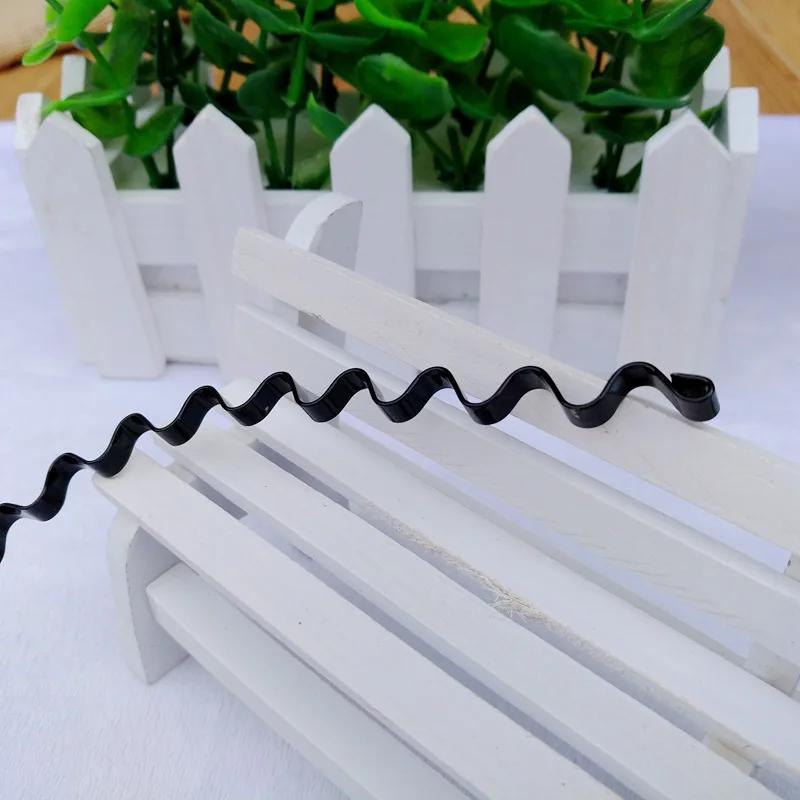 Gorący 1 szt. Męskie Damskie Narzędzia do Stylizacji Unisex Czarny Prosty Falowany Włosy Opaska na Głowę Sportowa Opaska do Włosów Akcesoria do Włosów