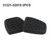 High Strength Rubber Cover for Yaris XP10 Brake Clutch Pedal Foot Pad (2Pcs)