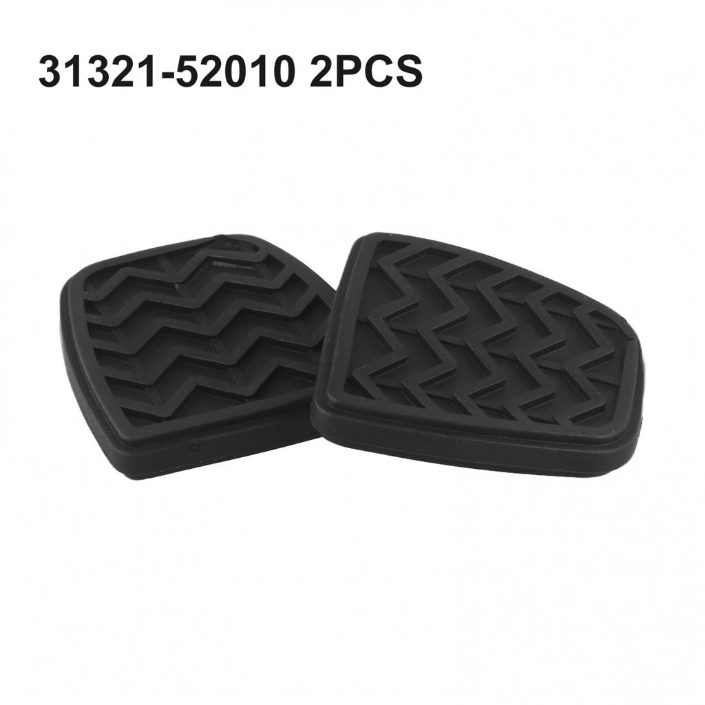 High Strength Rubber Cover for Yaris XP10 Brake Clutch Pedal Foot Pad (2Pcs)