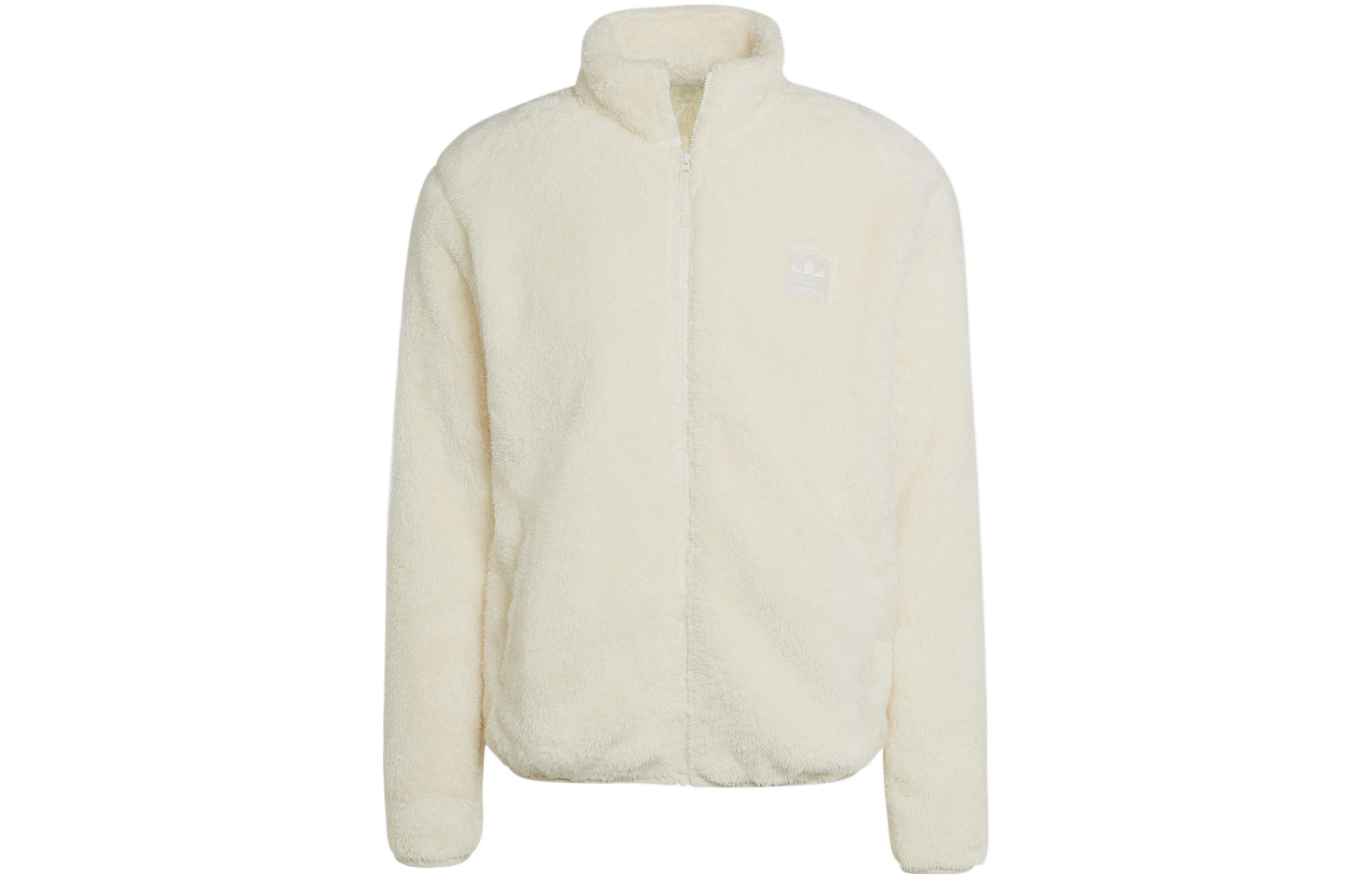 Adidas Originals Jackets Men s Ecru Stand Collar Moderate Other HR8622 XXXL