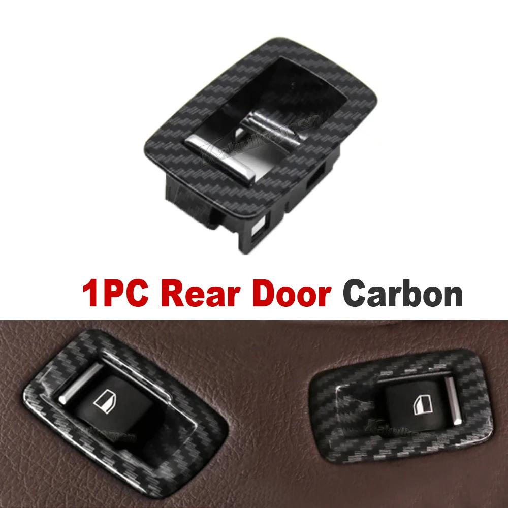 Interior Door New Carbon Fiber Window Regulator Switch Panel Trim Cover Replacement For BMW 1 3 4 Series F20 F30 F31 F34 F35 F36
