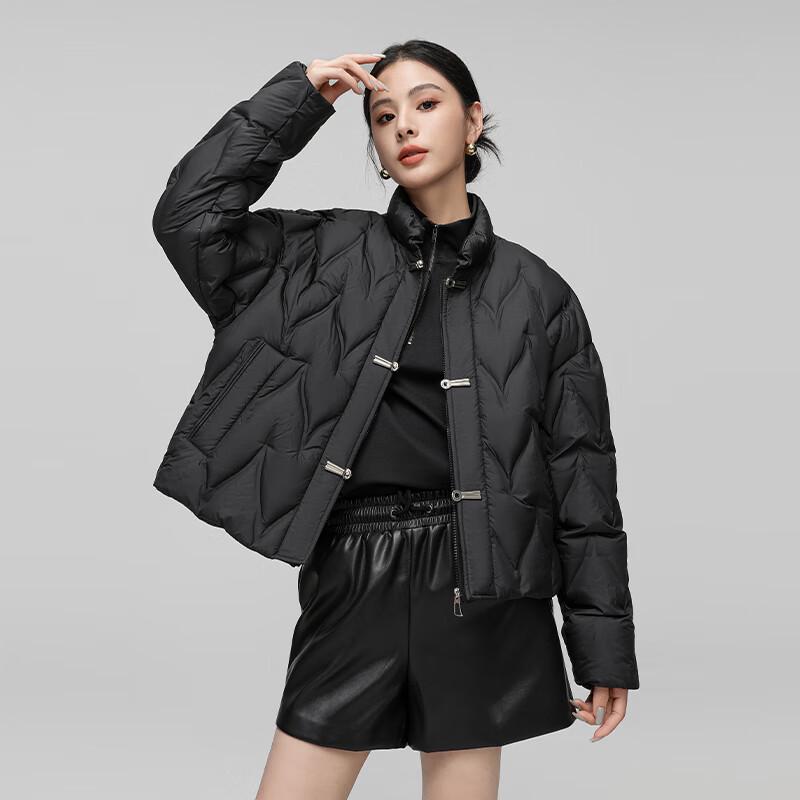Xuezhongfei Women's New Chinese Style Lightweight Stand Collar Down Jacket