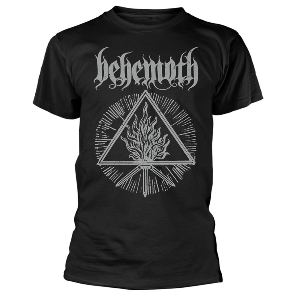 Furor Divinus Behemoth T-Shirt Trendy Printed Brand Pure Cotton T-shirt Short Sleeve Unisex Round Neck Versatile Loose T-shirt