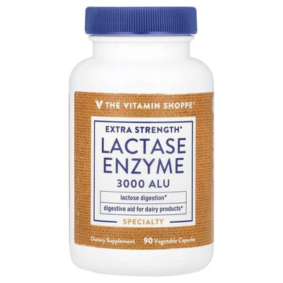 Lactase Enzyme, Extra Strength, 3,000 Alu, 90 Veggie Caps