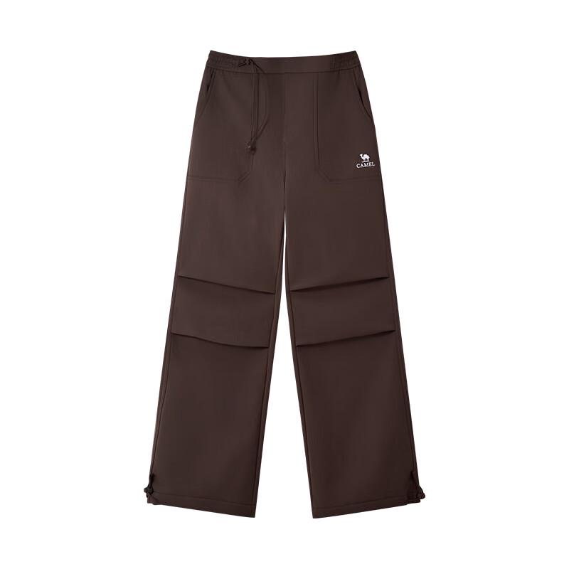 Camel Women's 2025 F/W Fleece-Lined Anti-Static Straight Cargo Pants