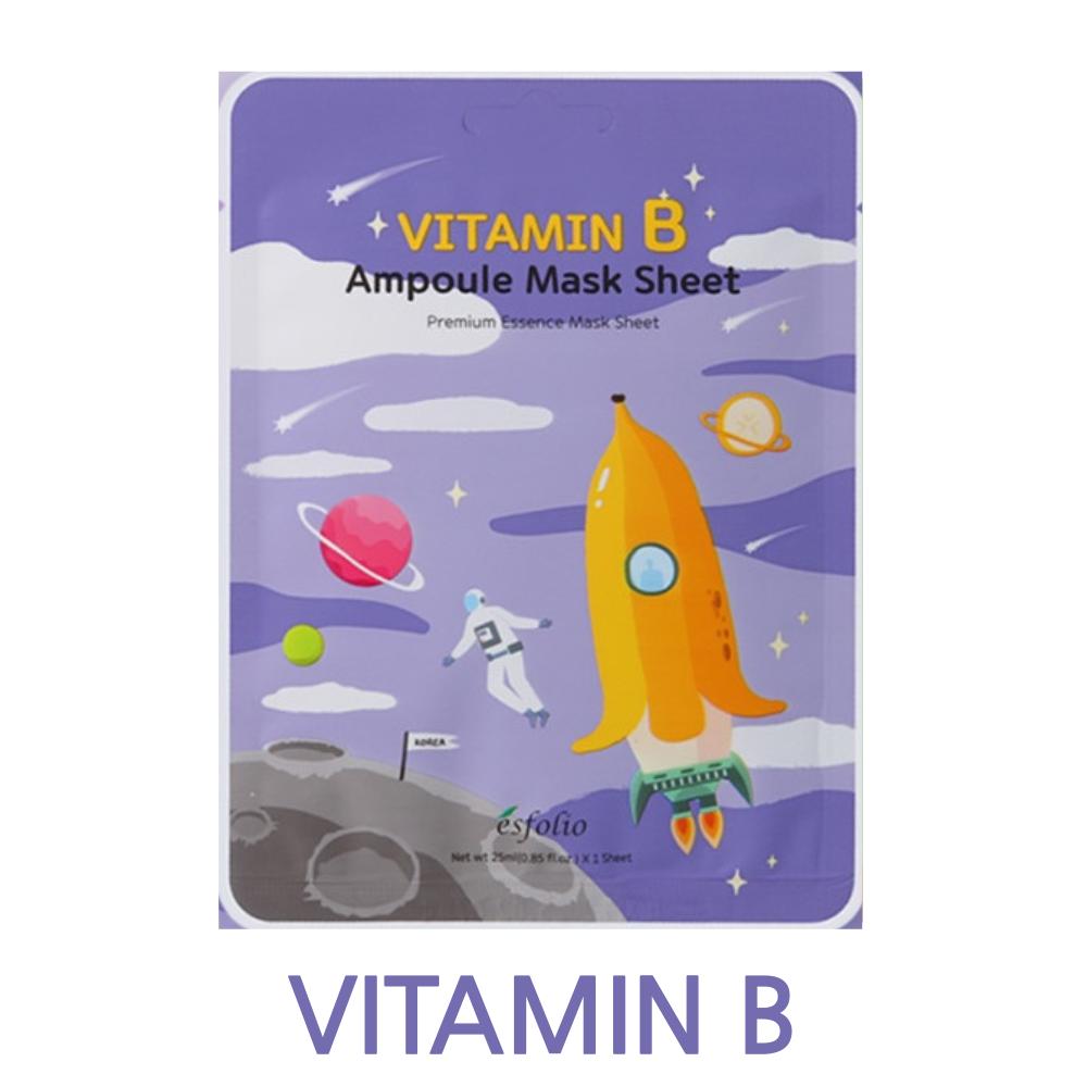 [esfolio] Vitamin Mask Pack 4 Types *10 sheet