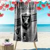 Custom NameOakland Raiders Beach Towel Soft Microfiber Summer Towel Quick Dry Absorbent Towel for Beach Swimming Pool Travel