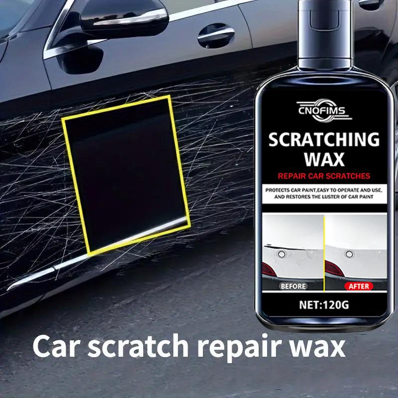 Nano Car Scratch Repair Wax - Quickly repairs scratches & provides long-lasting color protection. Compatible with all car paint