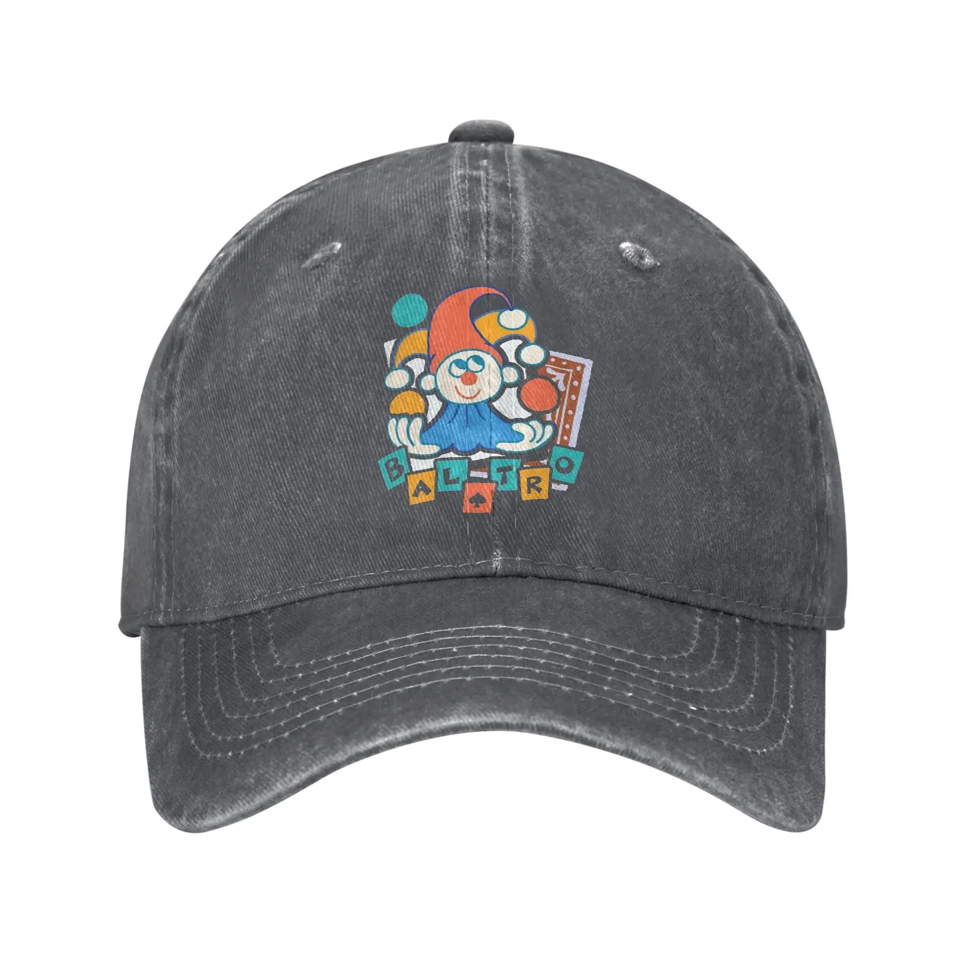 

Balatro Game Card Joker Baseball Caps Vintage Distressed Washed Clown Snapback Hat Men Women Outdoor Running Golf Adjustable Hat Adjustable