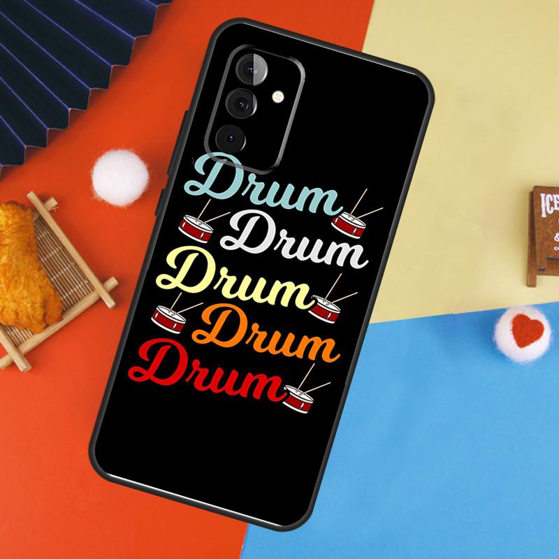 Drum Drummer Music DJ Case For Samsung Galaxy A54 A34 A14 A55 A35 A33 A53 A13 A23 A17 A06 A16 A56 A36 A52 A32 A15