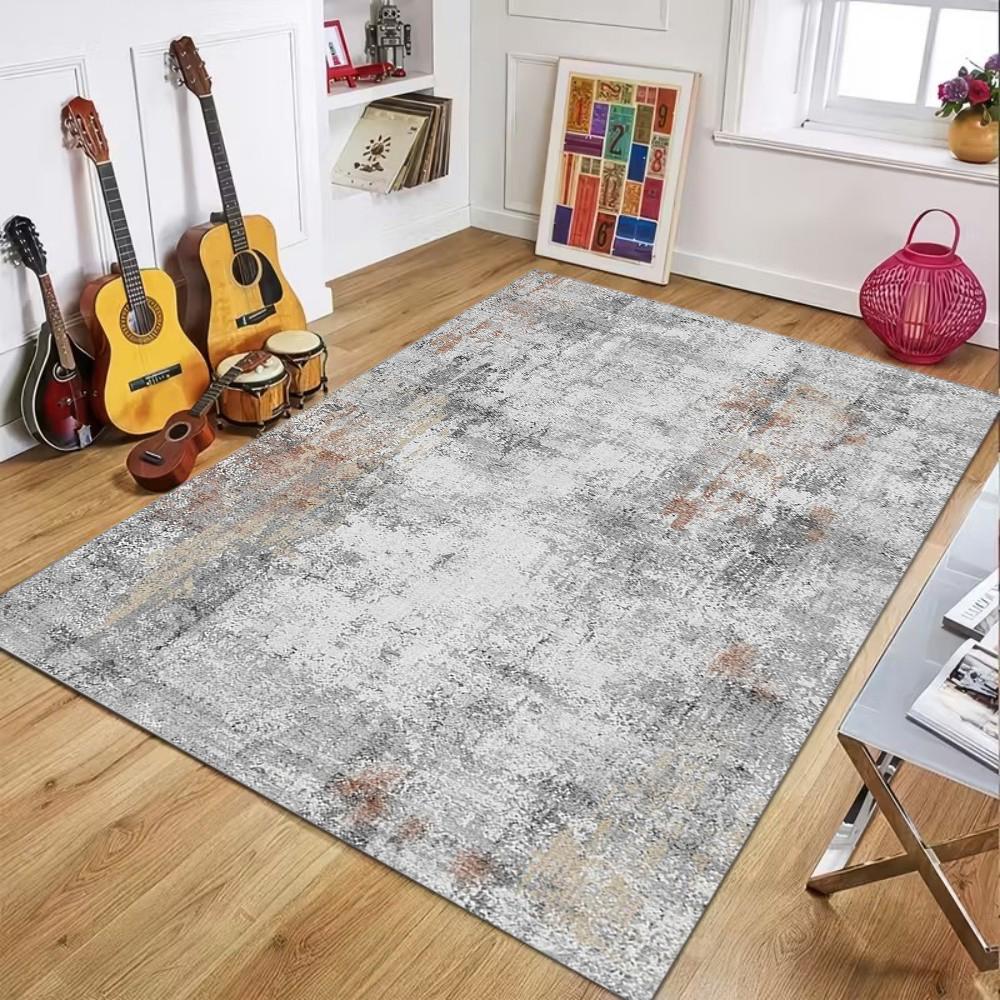

Retro Distressed Texture Area Rug Soft Durable Non Slip Washable Floor Mat for Living Room Bedroom Dorm Apartment Home Decor 40x60cm