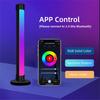 New Smart LED Pickup Light 5V 2A RGB Symphony Lamp Ambient LED Lamp Bluetooth App Control Music Rhythm Lights Gaming Bar TV Computer Desk 32.5*6cm