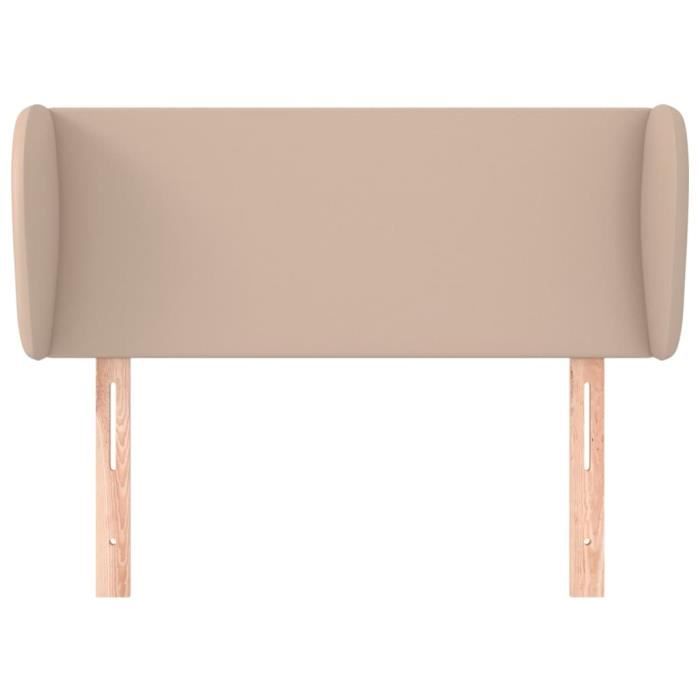 VidaXL Headboard with Ears Cappuccino 93x23x78-88 Cm Faux Leather3116947
