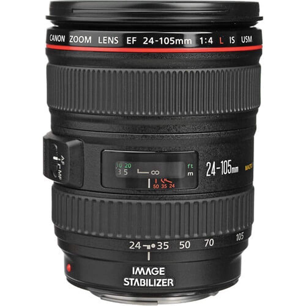 

Canon EF lens EF24-105mm F4L IS USM zoom lens standard
