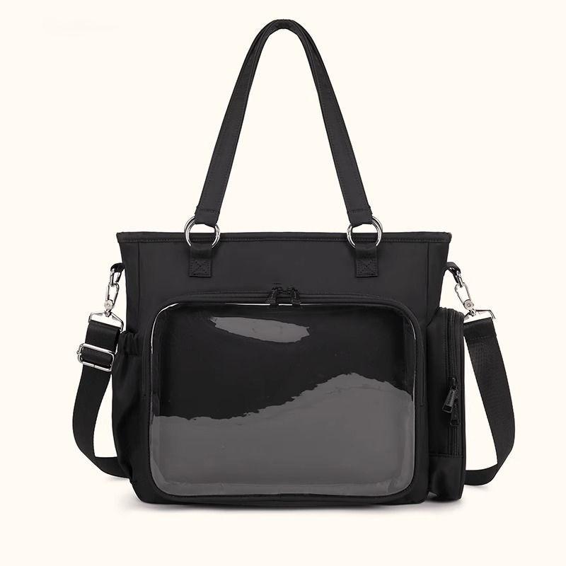 Schoolbag Three-purpose messenger bag Pain bag Large capacity tote bag Versatile shoulder bag Social animal commuter women's backpack