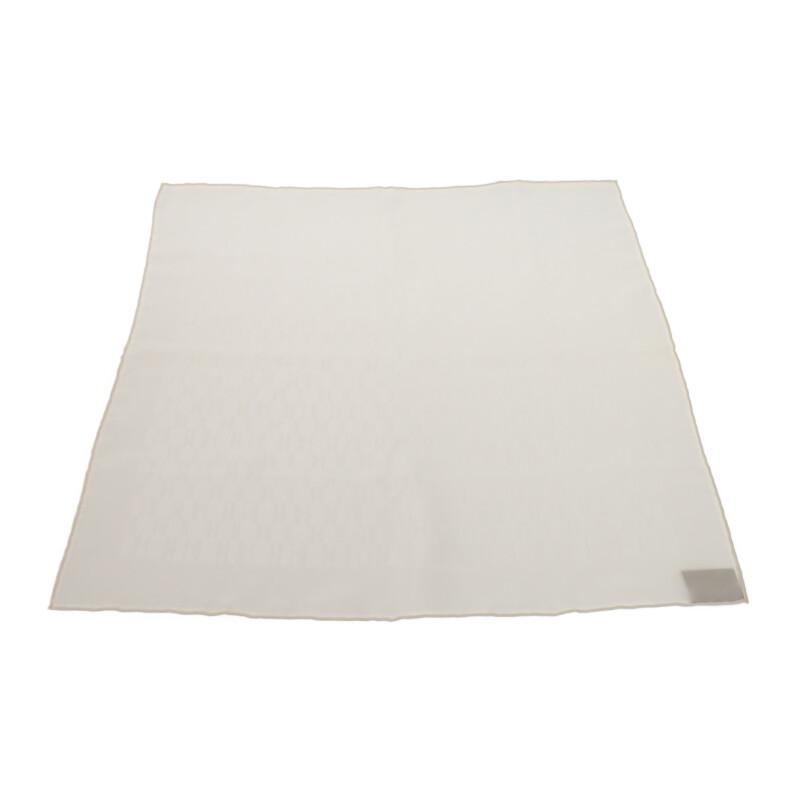 HERMES  H050575T 31  scarf white silk mens