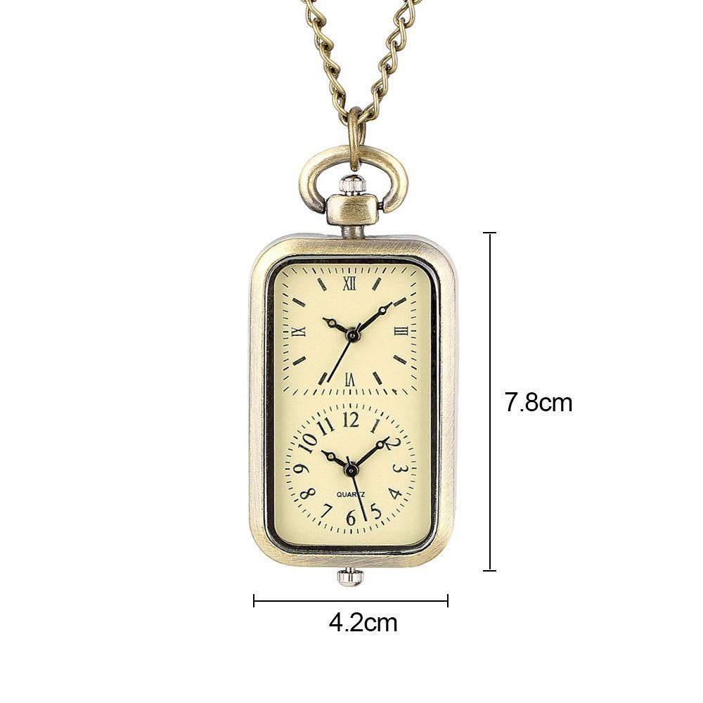 Glass Pendant Chain Watch Vintage Pocket Watch Personalization Pocket Watch Necklace  Watch