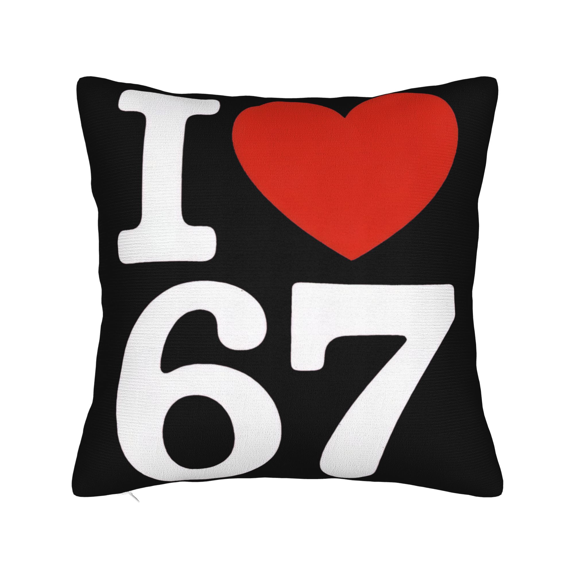 

Trendy Home 67 Six Seven 6-7 Funny Meme Italian Brainrot Decoration Pillowcase Accessories Pillow Covers Zipper Multi Size 12x12in 30X30cm