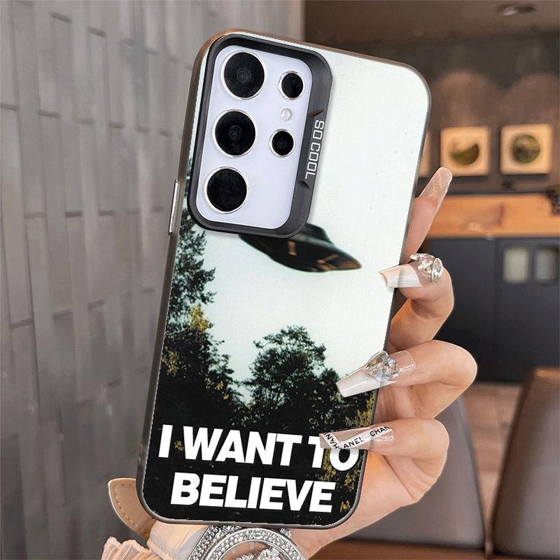 The X Files I Want to Believe Shockproof Phone Case for Samsung A17 A16 A15 A14 A37 A57 A36 A56 A26 A35 A55 A25 A34 A54 A24 A13