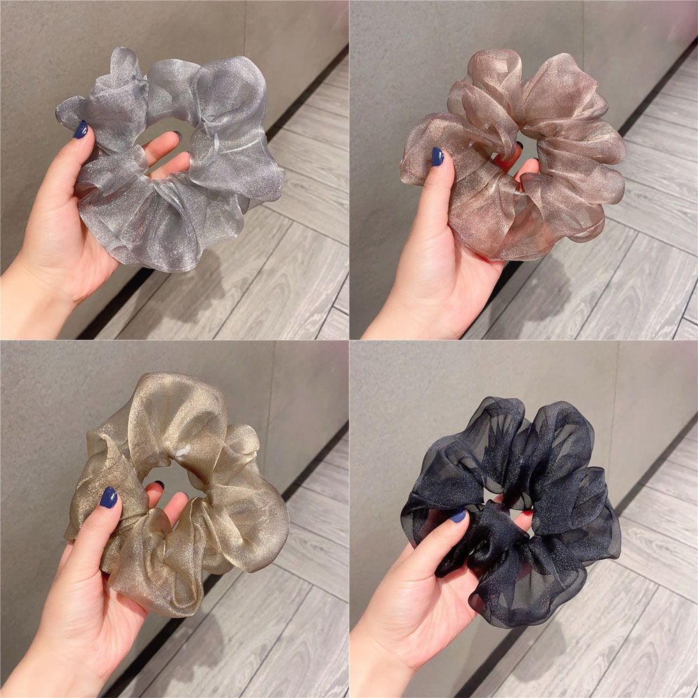 Hairband Headwear Elastic Hair Ties Oversized Hair Scrunchies for Women Girls Fashion Hair Ropes