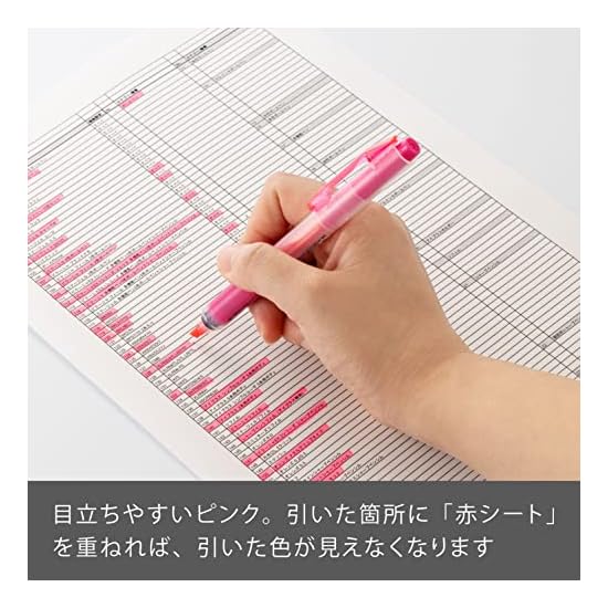 Pentel Highlighter, Retractable, Handy-line S, Pink, 10-pack, SXNS15-P