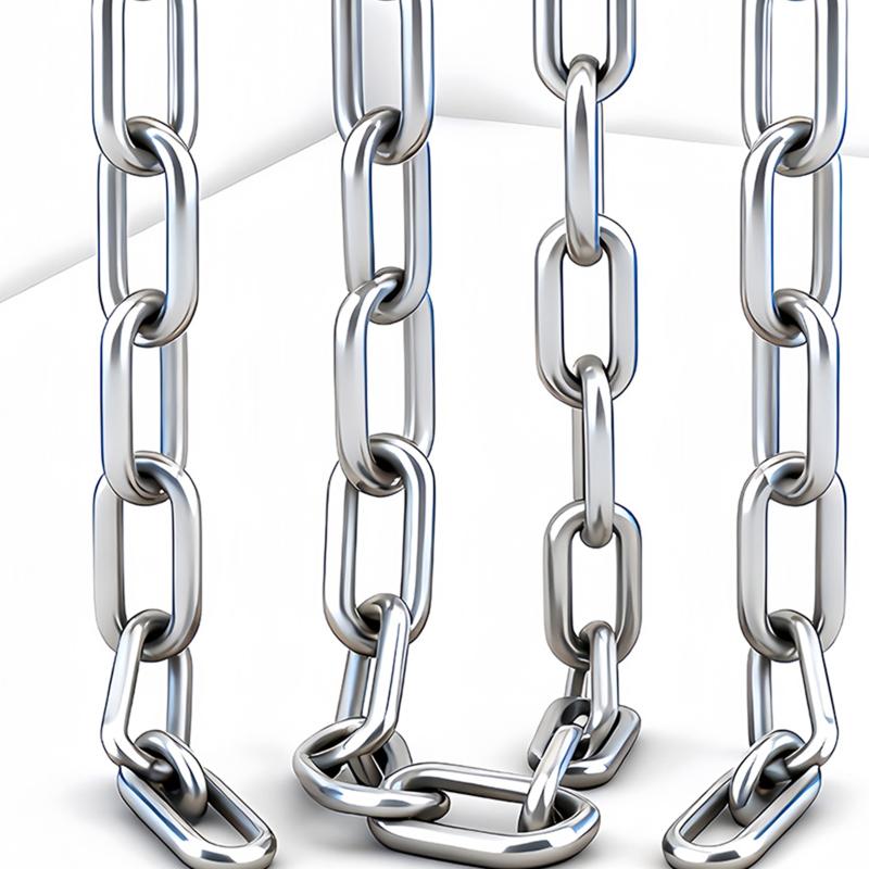 1M Rust Resistant 304 Stainless Steel Chain Welded Durable Chain for Hanging Swing Pet Leash Patio Decor Hanging