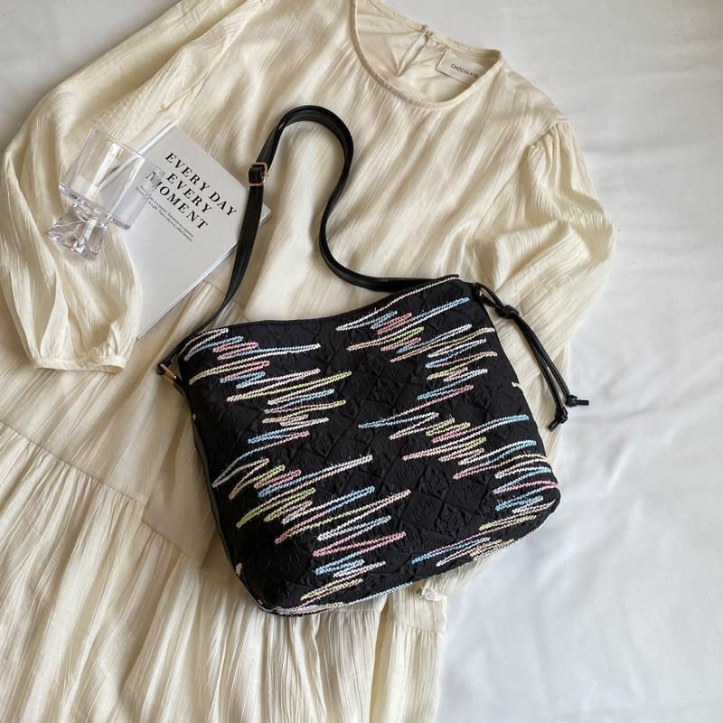 Trendy Ins Style Womens Shoulder Bag In Black Beige Yellow Blue And Pink For Everyday Use