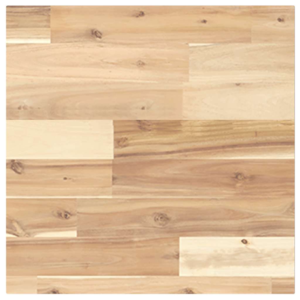 Square Table Top 40 x 40 x 2 cm Solid Acacia Wood