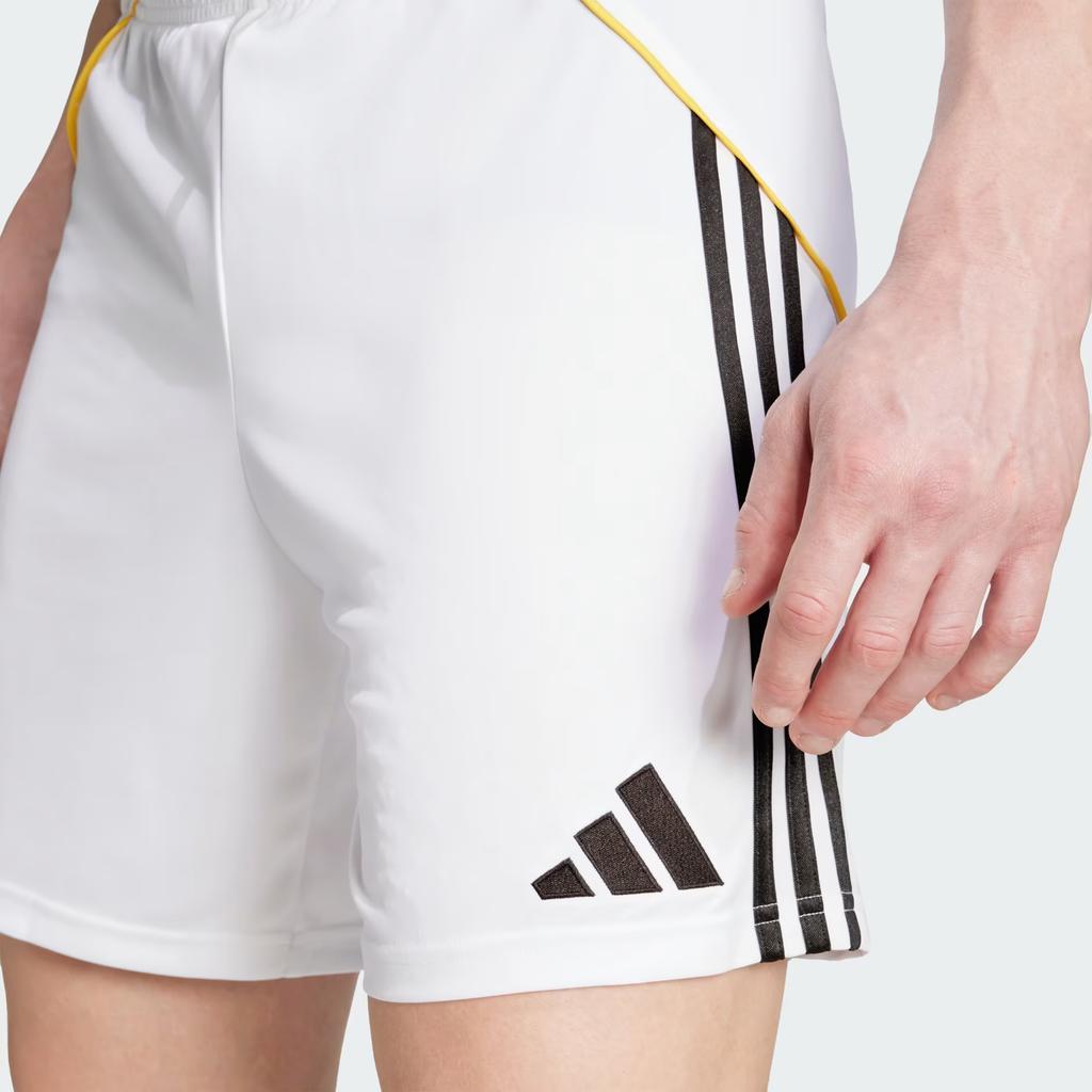 Adidas Aeroready Real Madrid 25/26 Home Moisture-Wicking Striped Football Shorts Men Shorts JJ1926