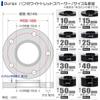 Durax PCD120 5H 10mm Hub Spacer 0.4 Inch (72.6 Mm) M12 X P1.5 BMW Compatible, Set of 2 (Black) [B3410BK]