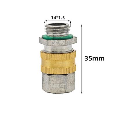 High Pressure Water Outlet Pipe Connector Quick Coupling Sprayer Accessory Copper Stainless Steel Designed for Gardening Use