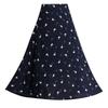Women's Summer Floral Chiffon A-line Skirt High Waist Slimming Mid Length Pleated Skirt Skirt