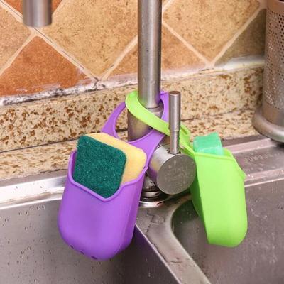 Gootsteenafvoerrek Keukenopslagmand Plank Hanggootsteenzak Sponshouder Zeepbakje Afdruiprek Thuisorganizer Keukenaccessoires