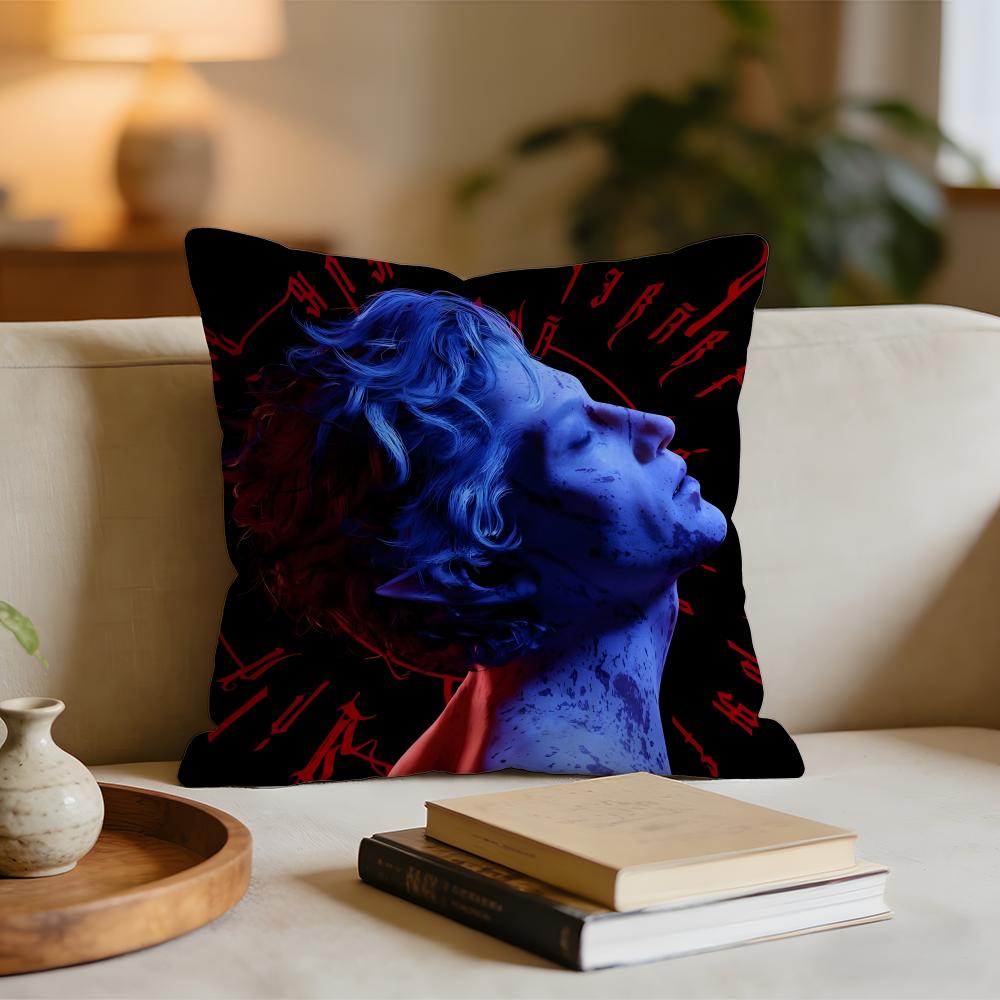 Baldurs Gate 3 Astarion Cushion Cover Short Plush Pillowcase for Bed Sofa Carwashable