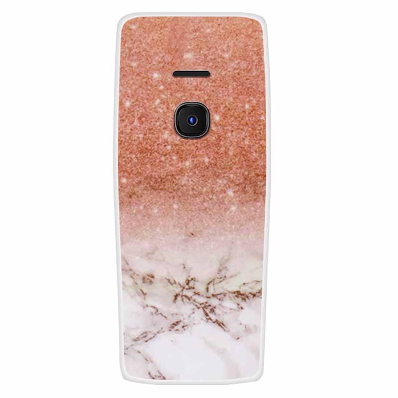 For Nokia 8210 4G Case Soft Silicone Space Landscape Covers for Nokia 6300 4G Cases Colorful Bumpers Cat Phone Protective Bags