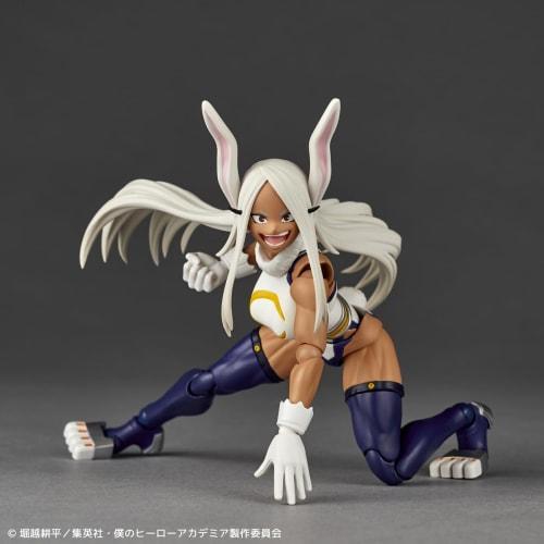 Kaiyodo Revoltech My Hero Academia Mirko, approximately 140mm tall, non-scale PVC & ABS painted action figure