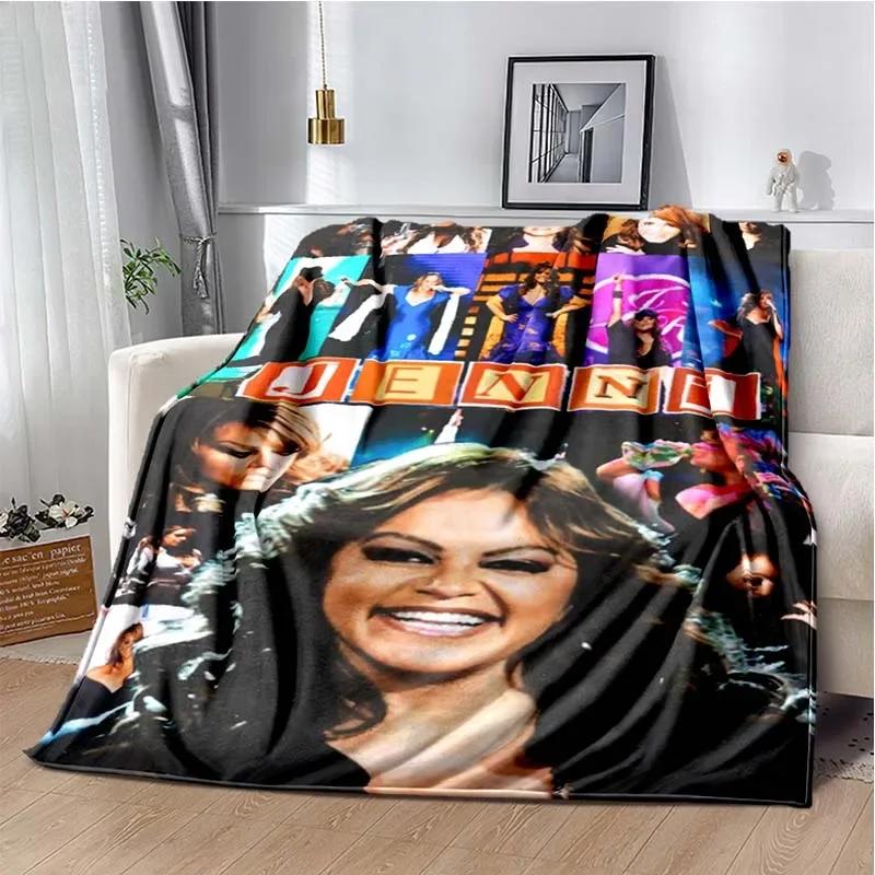 Classic Latin Singer Jenni Rivera Printed Blanket Fanart Flannel Blanket Fashion Soft Warm Blanket Home Daybed Picnic Blanket