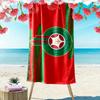 Morocco National Football Team Print Beach Towel, Large Soft Quick Dry Towel for Beach Camping Swimming