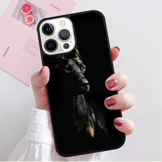 Doberman Pinscher Dog Coque Shell For iPhone 17 Air 15 16 14 13 12 Pro Max 11 Pro Max Plus Phone Case Cover