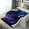 Abstract Pattern Blanket Microfiber Flannel Cover Blanket Bedroom Living Room Sofa Soft And Comfortable Home Decoration