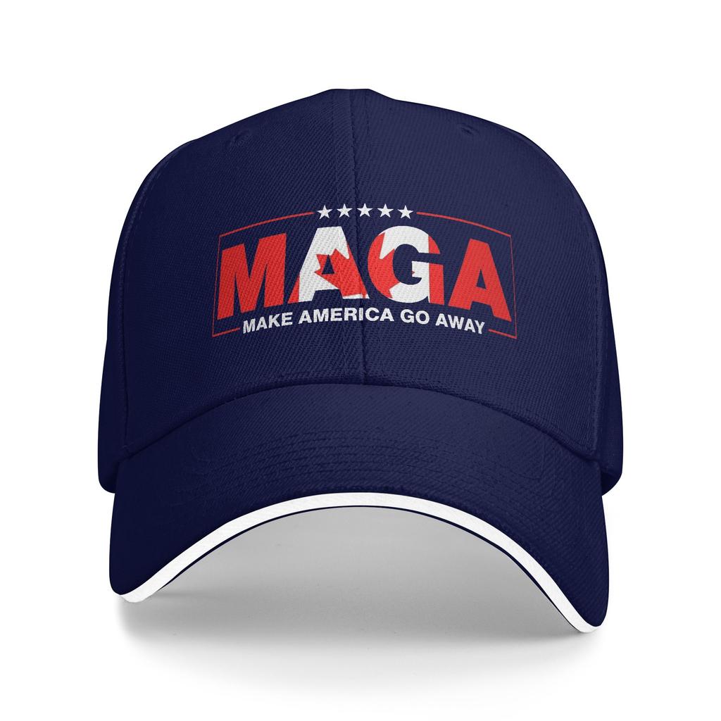 Unisex M.A.G.A Make America Go Away Canada Flag Outdoor Hat Summer Adjustable Baseball Caps New Baseball Cap Fashion Golf Hats