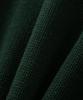 BLOND9 Bulky Polo Knit Top_Green