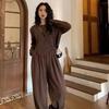 Women's 2 Piece Outfits For Women Oversized Striped Sweaters Sets