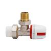 Brass PPR Straight Angle Thermostatic Valve for Floor Heating