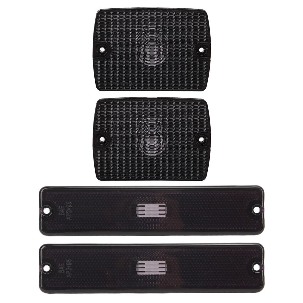 4PC Side Marker Light and Turn Signal Light Housings 56001378 Replacement for YJ