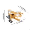 Iron Aircraft Model Ornament Collection Metal Airplane Decoration for Christmas