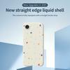 For iPhone 16e Case Colorful Dots Pattern Printing Straight Edge TPU Phone Back Cover