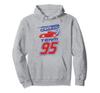 Disney Pixar Cars Lightning McQueen Team 95 Logo Hoodie