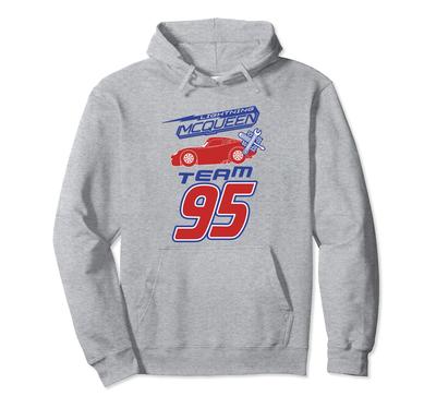 Moletom com Capuz Disney Pixar Cars Relâmpago McQueen Equipe 95